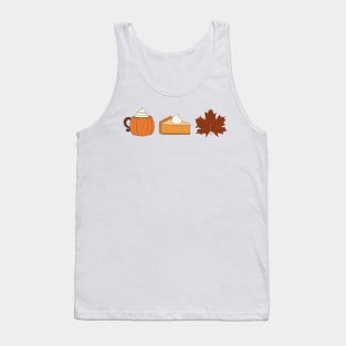 Fall Pumpkin Spice Latte Season Tank Top